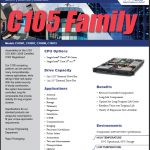 C105 Rugged 1U Commercial Rackmount Computer System