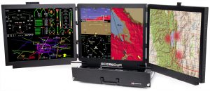 TFX1-19 Military Grade 3 x 19″ Rackmount LCD Display